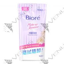 biore makeup remover cleansing cotton