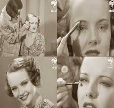 vine 1930s makeup tutorial