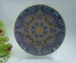ceramic plates mandala art