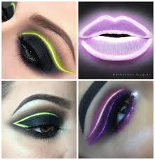 the neon makeup trend got us shook