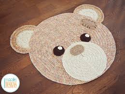 clic bear rug pdf crochet pattern