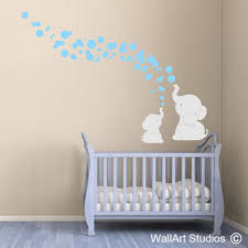 Elephant Bubbles Wall Art Sticker