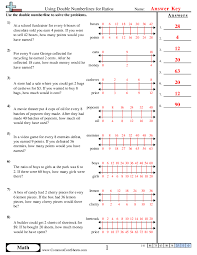 Double Numberlines For Ratios Worksheet