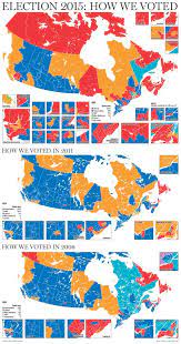 Final pitches prime minister stephen harper of canada, justin trudeau of the liberal party and thomas mulcair of the new democratic party made closing appeals to voters on. Canadian Election Results 2015 A Riding By Riding Breakdown Of The Vote National Post