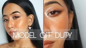 model off duty makeup look fresh and