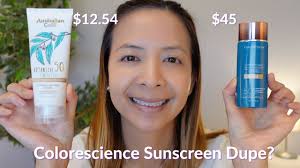colorescience flex matte sunscreen dupe