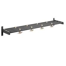 Hook Style Wall Coat Rack With 12 Hooks