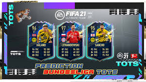 New cards proceed to rotation retired for fifa 21's team of the season promo, with the latest being an sbc for vfb stuttgart guardant silas wamangituka, and we person each the info connected however. Fifa 21 Tots Bundesliga Predictions Team Of The Season Ft Lewandowski Haaland Wamangituka Fifaultimateteam It Uk