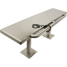 Floor Mount Detention Bench With