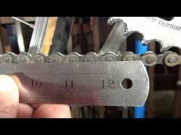 How To Measure Bike Chain Wear With A Ruler Youtube