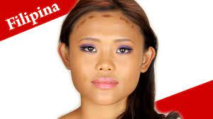 filipina makeup tutorial purple