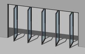 Multi Panel Pivot Door Parametric