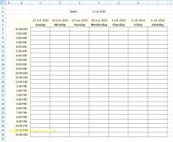 Daily Hourly Planner Template Excel Daily Hourly Planner Template