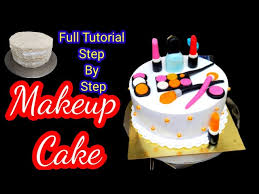 birthday makeup cake design
