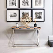 Luxury Mirrored Console Table 3d Glass