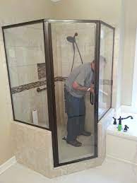 framed and semi frameless showers