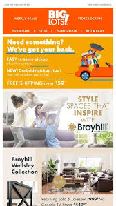 big lots email archive
