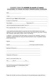 child travel consent form easily airslate