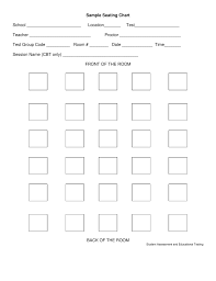clroom seating chart template