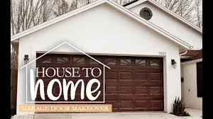 Will i get instantly raided with is garage door? Diy Garage Door Makeover Gel Stain Garage Door To Look Like Wood House To Home Youtube