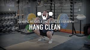 hang clean olympic weightlifting
