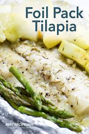 baked tilapia foil pack recipe in 15