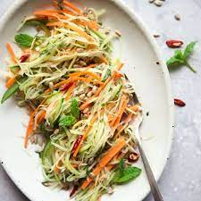 green papaya salad vegan healthy