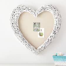 Driftwood Heart Pinboard Wall