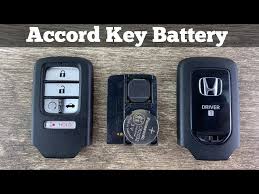 honda accord remote key fob battery
