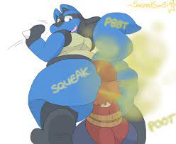 Repost and Story) Lucario farts on his Trainer SacredSun... by  MaleLucarioFTW -- Fur Affinity [dot] net