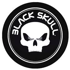 black skull usa sticker for ios