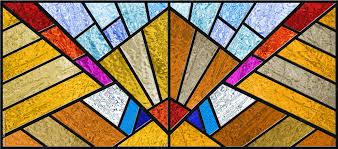 Colorful Stained Glass Window Abstract