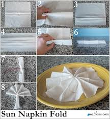 Other options are name tags, flowers, or breadsticks. Paper Napkin Folding Fancy Napkin Folds Napkins Com