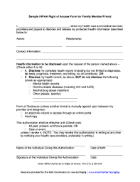 13 Printable Hipaa Authorization Form For Family Members