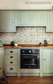 Green flowers for backsplash, surface covering bluegardentiles. The Best Backsplashes To Pair With Wood Counters Bergdahl Real Property