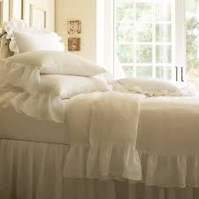 white linen bedding collection