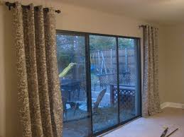 glass door curtains curtain decor