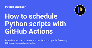 how to schedule python scripts with