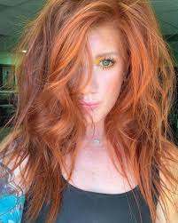 Auburn red hair looks stunning in hairdos for long hair. How To Enhance Your Red Hair With Overtone Overtone