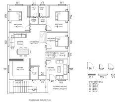 House Plan Drawing Dwg And Pdf File