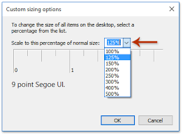 how to change default font size in