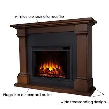 Real Flame Callaway Grand Electric Fireplace Chestnut Oak