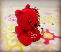 red cute teddy bear love red toy