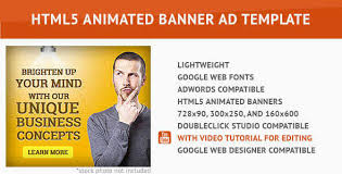 google web designer template banner ads