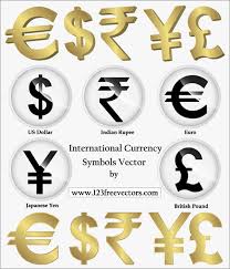 International Currency Symbols Vector Currency Symbol