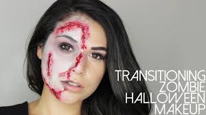 easy halloween makeup transitioning