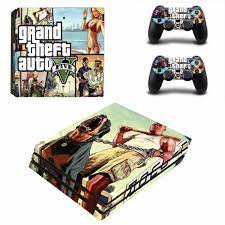 Grand Theft Auto V Gta 5 PS4 Pro Skin Sticker Voor Playstation 4 Console En  Controllers Voor Dualshock 4 PS4 pro Stickers Decal|stickers for|stickers  stickerssticker for ps4 - AliExpress