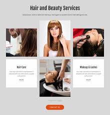 hair and beauty services design