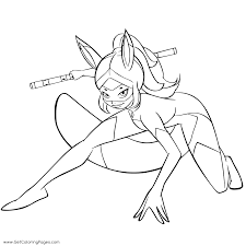 Miraculous Rena Rouge Coloring Pages - Get Coloring Pages