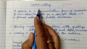 Image result for picture of writing a speech